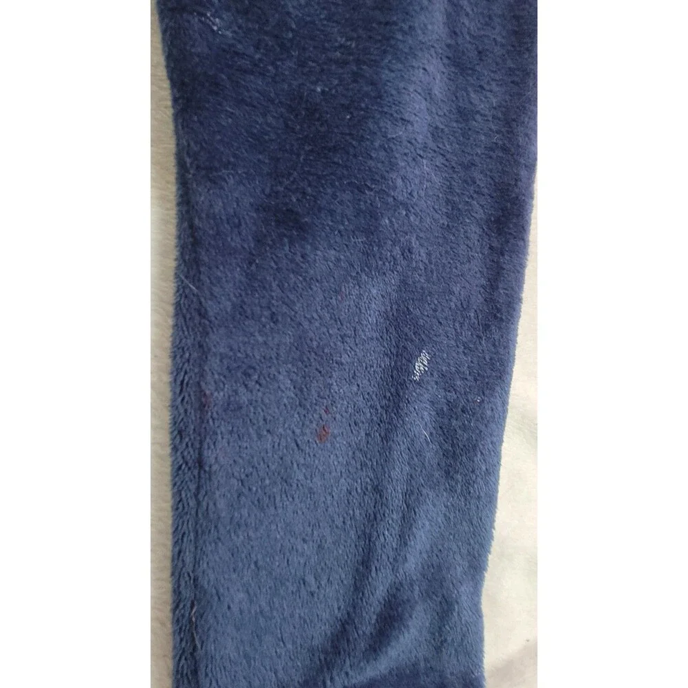 Disney Eeyore Bah Hum Bug Blue Plush Fleece Pajama Top Sleepwear Sweater L 12-14